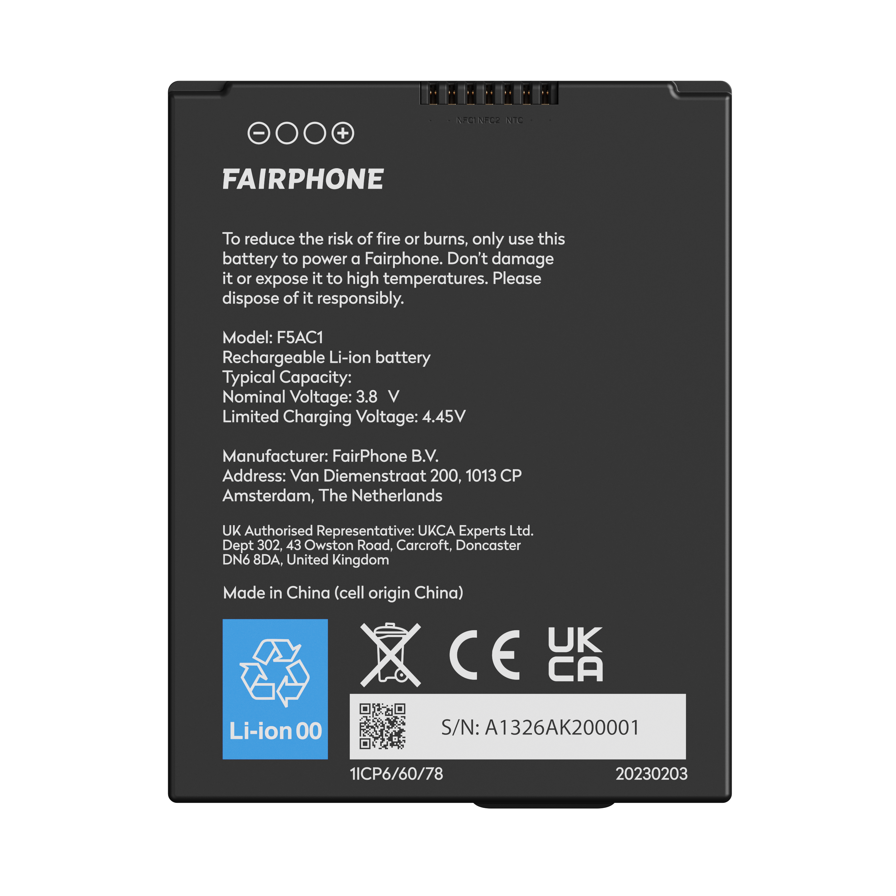 Battery Murena deGoogled - Fairphone 5 phones - and services
