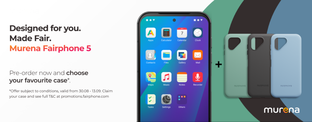 Murena Fairphone 5 is now available for pre-order at murena.com - Events &  Activities - /e/OS community