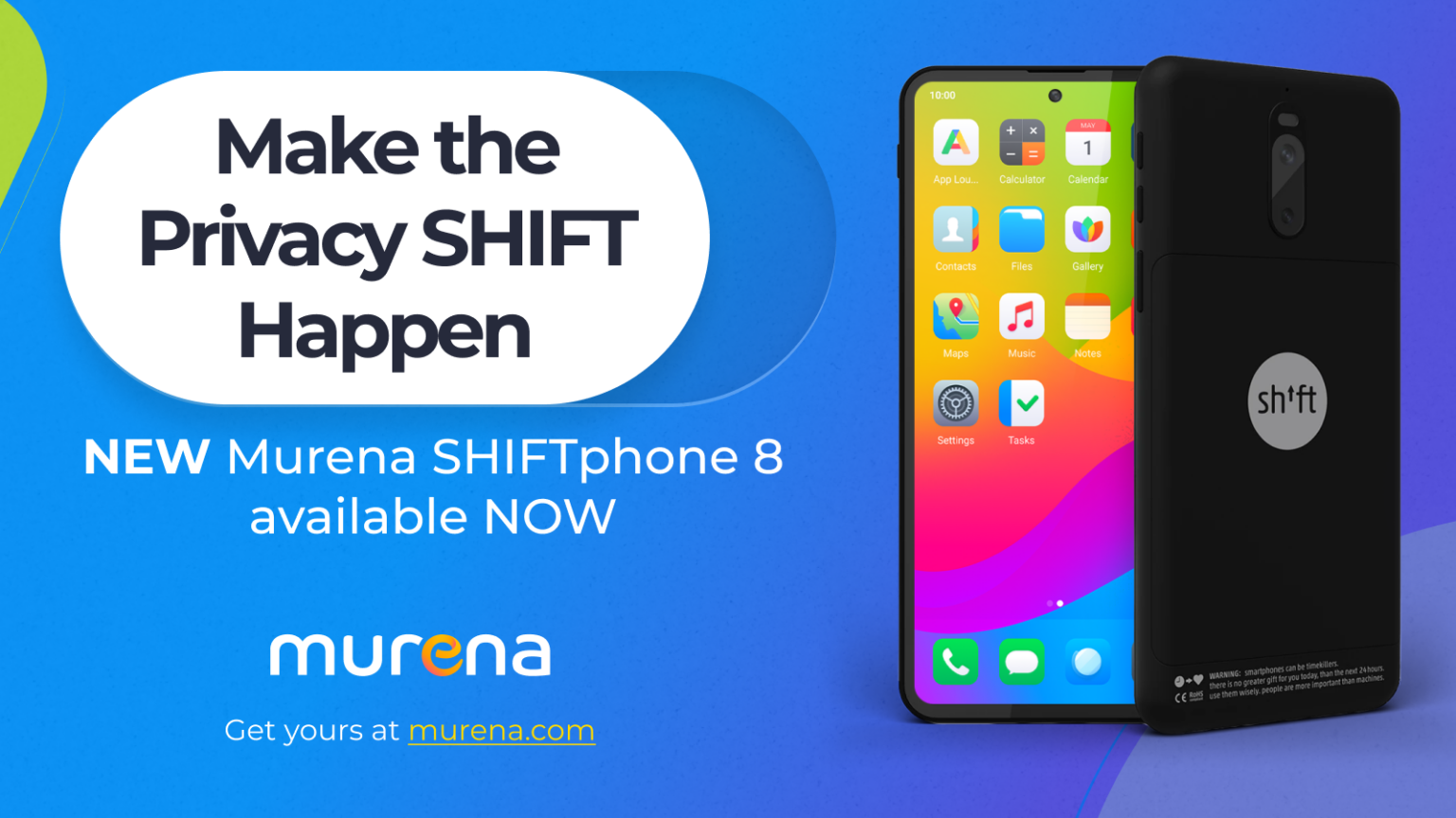 Make the Privacy SHIFT Happen… with the new Murena SHIFTphone 8 ...