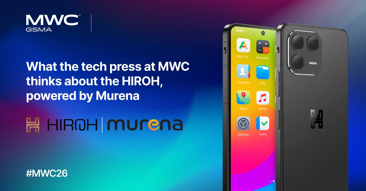 What the tech press at the MWC thinks about the HIROH, powered by Murena